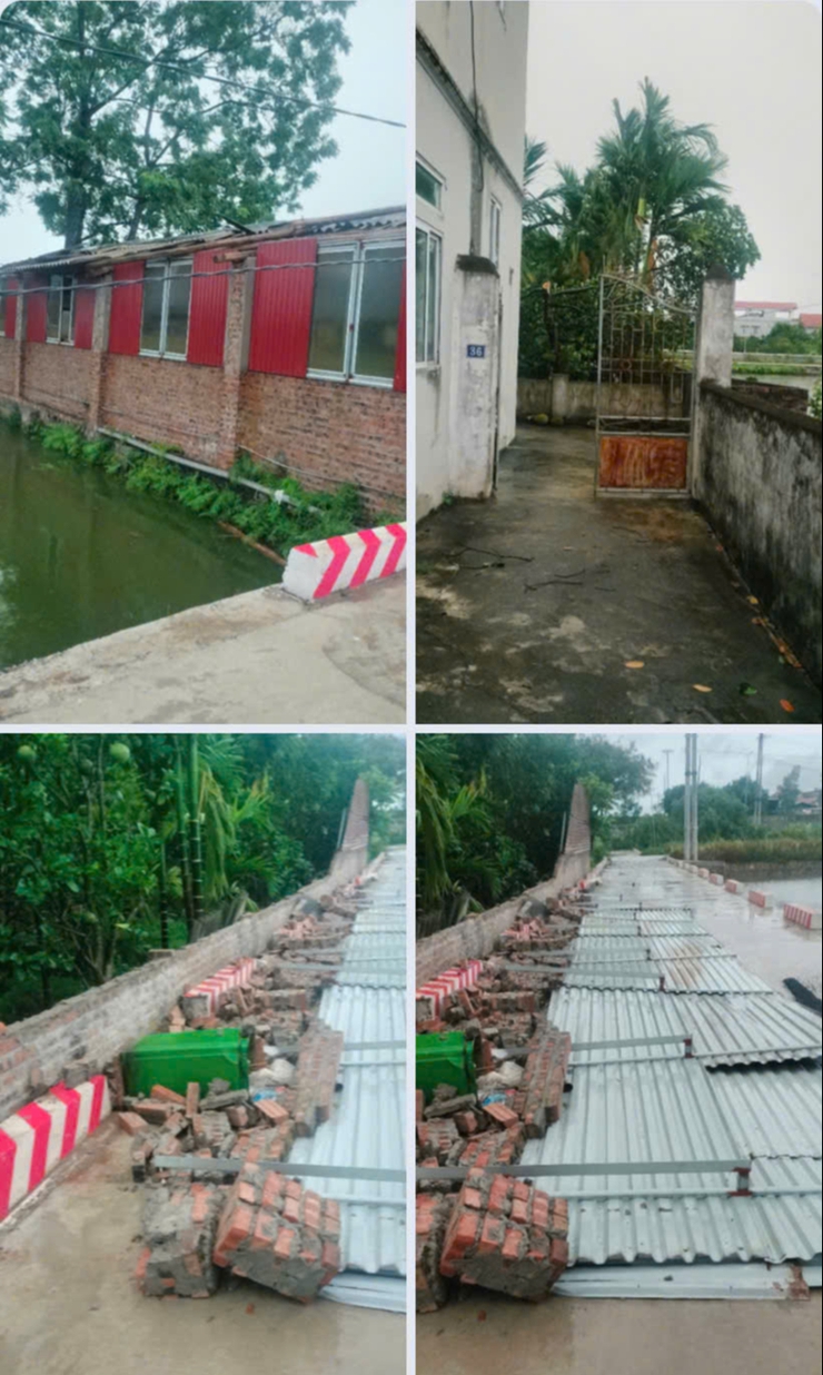 XÃ HÒA XÁ KHẮC PHỤC HẬU QUẢ MƯA TO, GIÔNG, LỐC CHIỀU 19/7 VÀ CHỦ ĐỘNG ỨNG PHÓ VỚI BÃO SỐ 3- Ảnh 1.