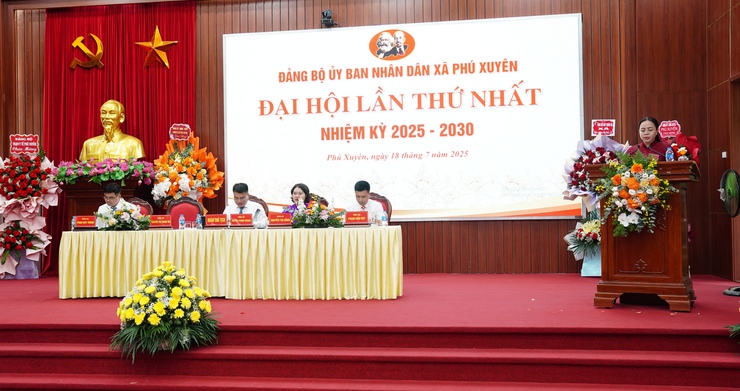 Đại hội Đảng bộ UBND xã Phú Xuyên lần thứ nhất, nhiệm kỳ 2025-2030- Ảnh 4.