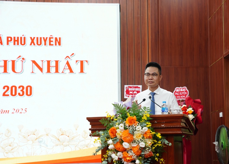 Đại hội Đảng bộ UBND xã Phú Xuyên lần thứ nhất, nhiệm kỳ 2025-2030- Ảnh 6.
