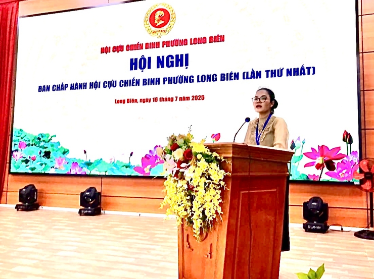Hội nghị lần thứ nhất Ban chấp hành Hội CCB phường Long Biên- Ảnh 2.