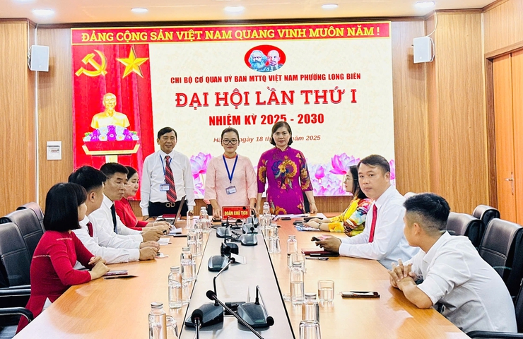 Đại hội Chi bộ Cơ quan MTTQ Việt Nam phường Long Biên lần thứ nhất, nhiệm kỳ 2025 – 2030- Ảnh 2.