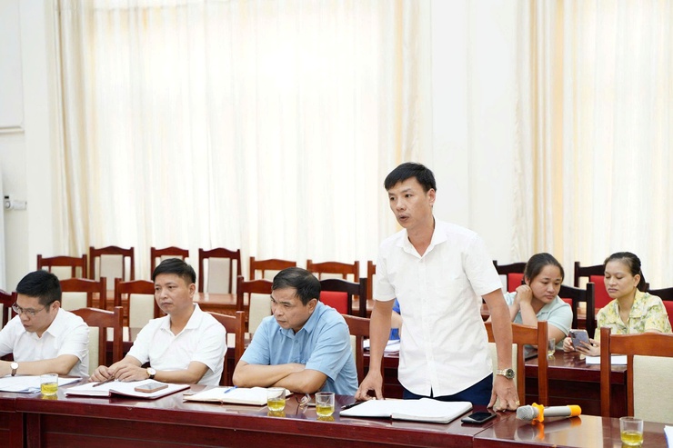 UBND xã Chuyên Mỹ  làm việc với Phòng Văn hoá - Xã hội  và Trung tâm Văn hoá Thông tin và Thể thao- Ảnh 3.