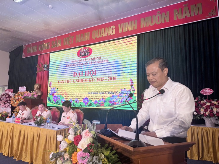 Đại hội Đảng bộ Công an xã An Khánh lần thứ I, nhiệm kỳ 2025 - 2030- Ảnh 5.