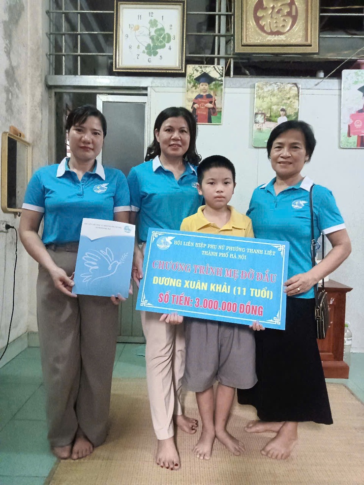 HỘI LIÊN HIỆP PHỤ NỮ PHƯỜNG THANH LIỆT LAN TOẢ CHƯƠNG TRÌNH “MẸ ĐỠ ĐẦU”- Ảnh 1.