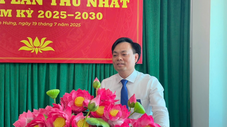 Đại hội Chi bộ Phòng Văn hóa – Xã hội xã Tam Hưng lần thứ I, nhiệm kỳ 2025–2030: Quyết tâm xây dựng tổ chức Đảng trong sạch, vững mạnh toàn diện- Ảnh 2.