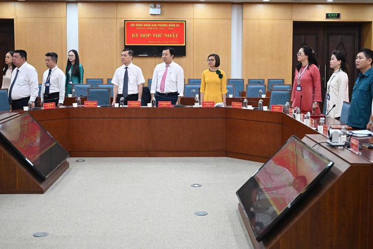 Kỳ họp thứ nhất Hội đồng nhân dân phường Đống Đa khóa I, nhiệm kỳ 2021 - 2026- Ảnh 5.