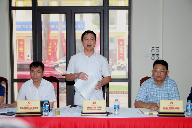 Hội nghị lần thứ nhất Ban Chấp hành Đảng bộ xã Hòa Xá khóa I: Thống nhất cao, quyết tâm chính trị lớn, triển khai toàn diện nhiệm vụ ngay từ đầu nhiệm kỳ- Ảnh 3.