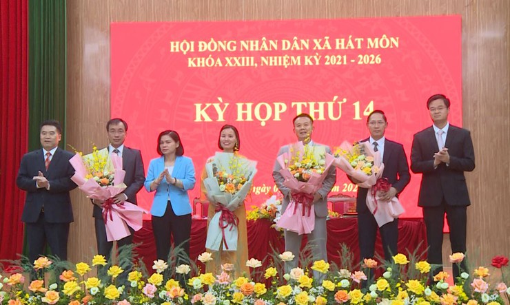 HĐND xã Hát Môn tổ chức kỳ họp thứ 14, khóa XXIII, nhiệm kỳ 2021-2026- Ảnh 7.
