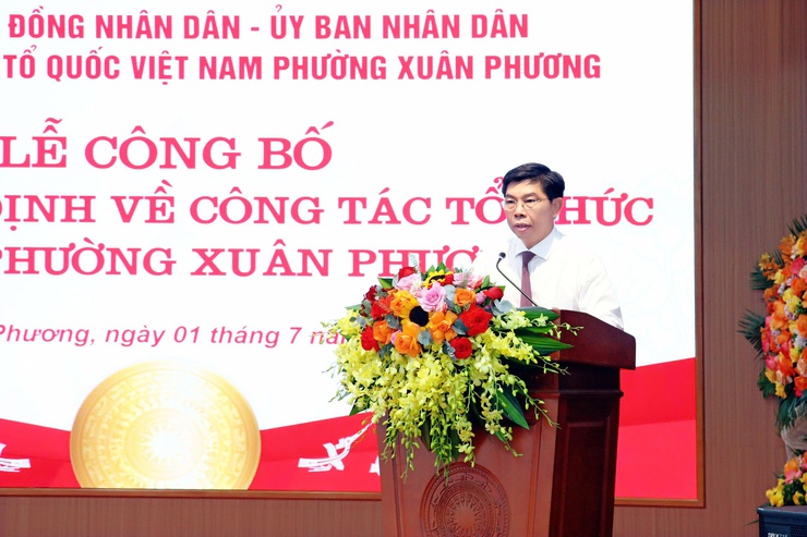 ĐẢNG ỦY – HĐND – UBND - UB.MTTQ PHƯỜNG XUÂN PHƯƠNG TRAO QUYẾT ĐỊNH THÀNH LẬP CÁC CƠ QUAN, ĐƠN VỊ VÀ CÔNG TÁC CÁN BỘ- Ảnh 9.