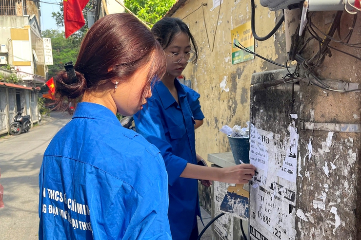 Đoàn Thanh niên phường Thanh Xuân sôi nổi hưởng ứng Ngày cao điểm xây dựng Đô thị văn minh và Chủ nhật xanh toàn quốc lần thứ IV – năm 2025- Ảnh 6.