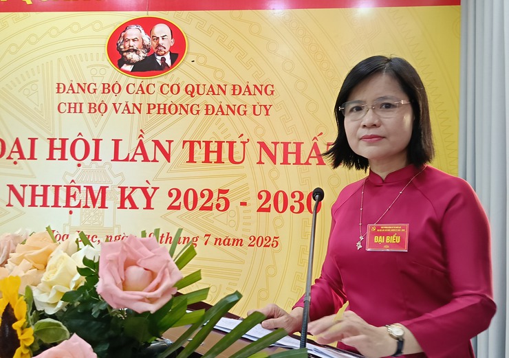 Xã Hòa Lạc: Đồng loạt tổ chức Đại hội các Chi bộ sau khi thành lập- Ảnh 1.