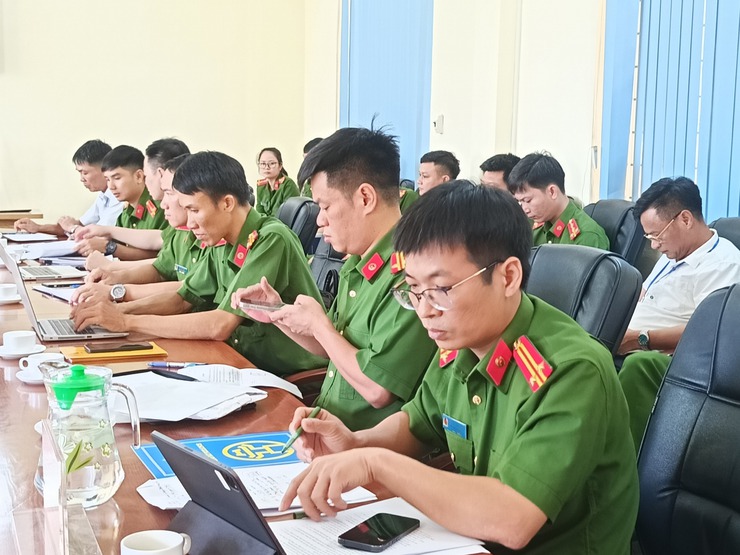 UBND xã Hòa Lạc làm việc với Phòng PC07 - Công an TP Hà Nội về công tác phòng cháy, chữa cháy và cứu nạn, cứu hộ- Ảnh 4.