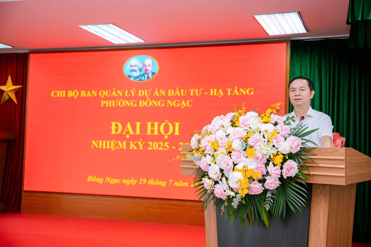 CÁC CHI BỘ TRỰC THUỘC ĐẢNG BỘ UBND PHƯỜNG ĐÔNG NGẠC TỔ CHỨC ĐẠI HỘI LẦN THỨ I, NHIỆM KỲ 2025 - 2030- Ảnh 4.