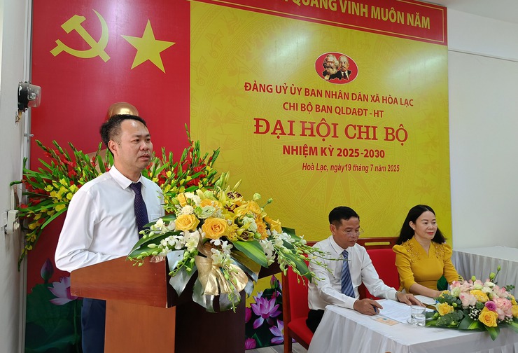Xã Hòa Lạc: Đồng loạt tổ chức Đại hội các Chi bộ sau khi thành lập- Ảnh 6.