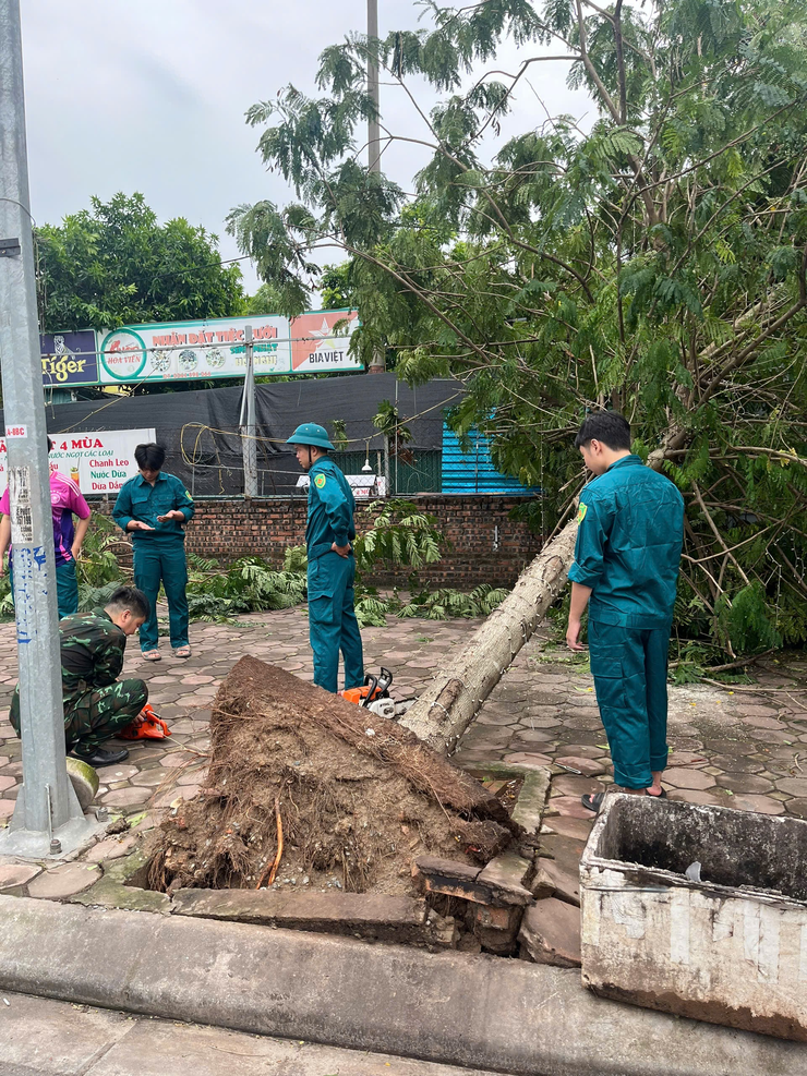 PHƯỜNG ĐÔNG NGẠC XỬ LÝ KỊP THỜI CÂY GÃY ĐỔ DO GIÔNG LỐC- Ảnh 7.