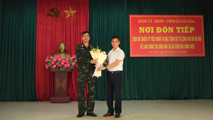 TIỂU ĐOÀN 18 ĐẶC CÔNG – BỘ TƯ LỆNH THỦ ĐÔ HÀ NỘI PHỐI HỢP XÃ DÂN HÒA TRIỂN KHAI CÔNG TÁC DÂN VẬN NĂM 2025- Ảnh 1.