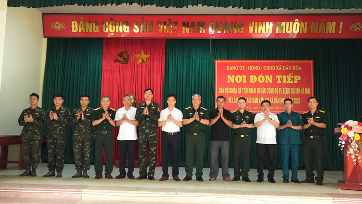 TIỂU ĐOÀN 18 ĐẶC CÔNG – BỘ TƯ LỆNH THỦ ĐÔ HÀ NỘI PHỐI HỢP XÃ DÂN HÒA TRIỂN KHAI CÔNG TÁC DÂN VẬN NĂM 2025- Ảnh 2.