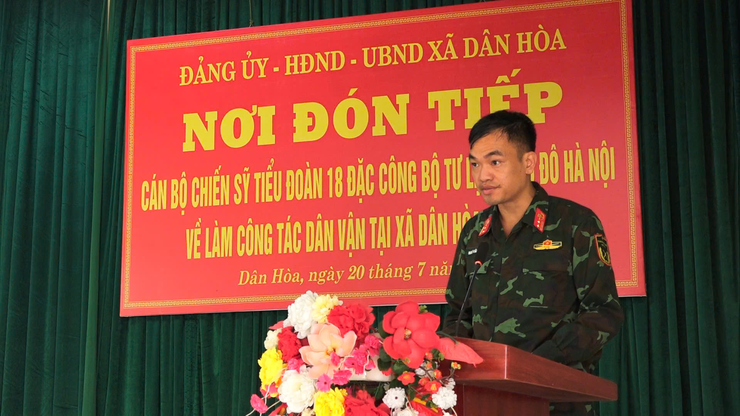 TIỂU ĐOÀN 18 ĐẶC CÔNG – BỘ TƯ LỆNH THỦ ĐÔ HÀ NỘI PHỐI HỢP XÃ DÂN HÒA TRIỂN KHAI CÔNG TÁC DÂN VẬN NĂM 2025- Ảnh 4.