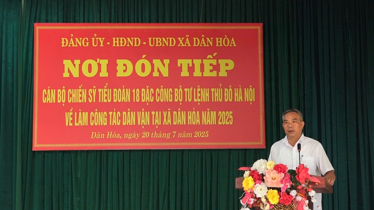 TIỂU ĐOÀN 18 ĐẶC CÔNG – BỘ TƯ LỆNH THỦ ĐÔ HÀ NỘI PHỐI HỢP XÃ DÂN HÒA TRIỂN KHAI CÔNG TÁC DÂN VẬN NĂM 2025- Ảnh 8.