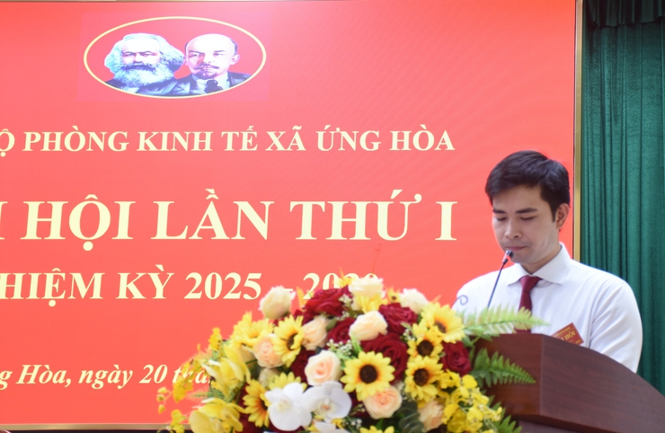 ĐẠI HỘI CÁC CHI BỘ TRỰC THUỘC ĐẢNG UỶ UBND XÃ ỨNG HOÀ LẦN THỨ NHẤT, NHIỆM KỲ 2025 – 20230.- Ảnh 7.
