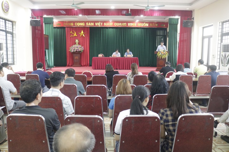 UBND phường Tây Mỗ họp triển khai một số nhiệm vụ với các Tổ dân phố trên địa bàn phường- Ảnh 1.