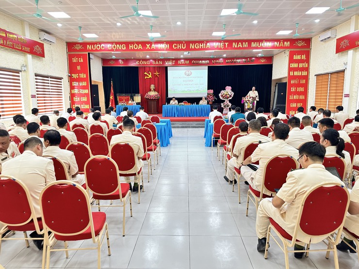 100% ĐẠI BIỂU NHẤT TRÍ THÔNG QUA NGHỊ QUYẾT ĐẠI HỘI ĐẢNG BỘ CÔNG AN XÃ ĐẠI THANH LẦN THỨ I
NHIỆM KỲ 2025 – 2030- Ảnh 1.