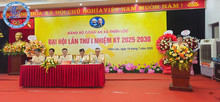 Đại hội Đảng bộ Công an xã Thiên Lộc lần thứ I, nhiệm kỳ 2025  - 2030- Ảnh 10.