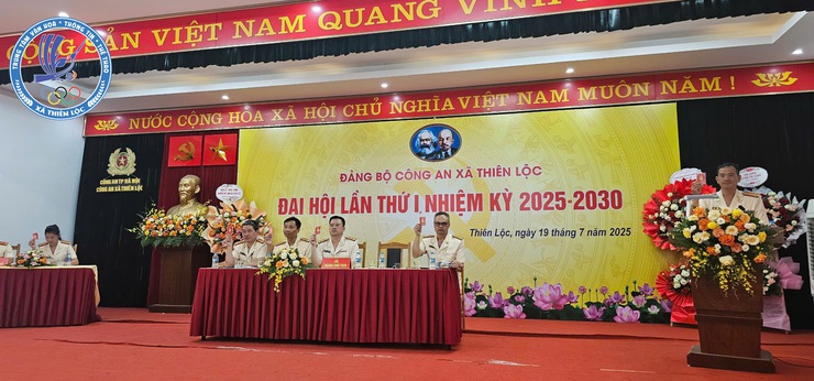 Đại hội Đảng bộ Công an xã Thiên Lộc lần thứ I, nhiệm kỳ 2025  - 2030- Ảnh 9.