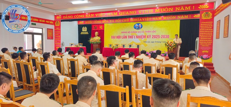 Đại hội Đảng bộ Công an xã Thiên Lộc lần thứ I, nhiệm kỳ 2025  - 2030- Ảnh 8.