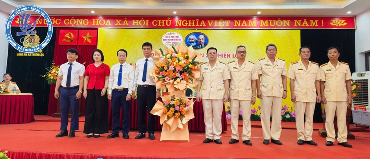 Đại hội Đảng bộ Công an xã Thiên Lộc lần thứ I, nhiệm kỳ 2025  - 2030- Ảnh 4.