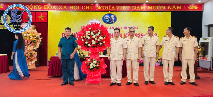 Đại hội Đảng bộ Công an xã Thiên Lộc lần thứ I, nhiệm kỳ 2025  - 2030- Ảnh 6.