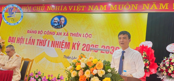 Đại hội Đảng bộ Công an xã Thiên Lộc lần thứ I, nhiệm kỳ 2025  - 2030- Ảnh 1.