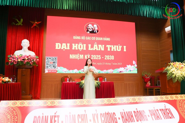 Đại hội Đảng bộ các cơ quan Đảng xã Quốc Oai lần thứ I, nhiệm kỳ 2025 - 2030- Ảnh 11.