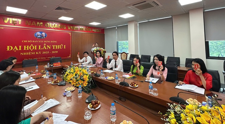 Chi bộ Ban Xây dựng Đảng tổ chức thành công Đại hội chi bộ lần thứ I, nhiệm kỳ 2025-2030- Ảnh 1.