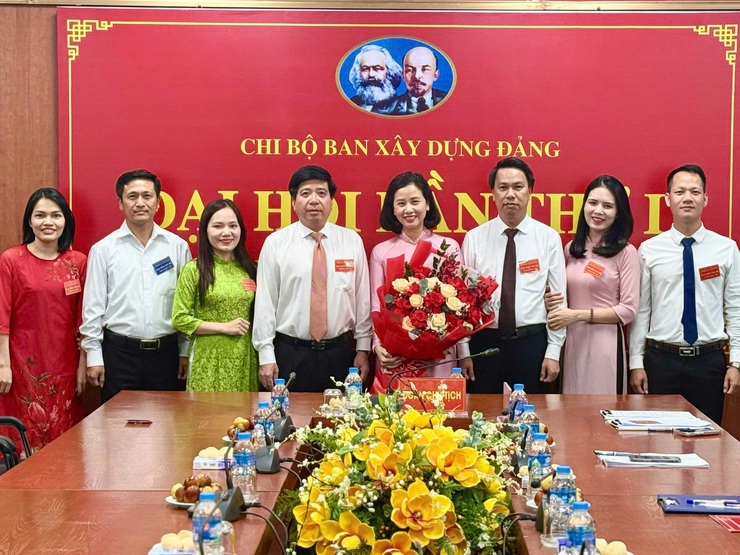 Chi bộ Ban Xây dựng Đảng tổ chức thành công Đại hội chi bộ lần thứ I, nhiệm kỳ 2025-2030- Ảnh 2.