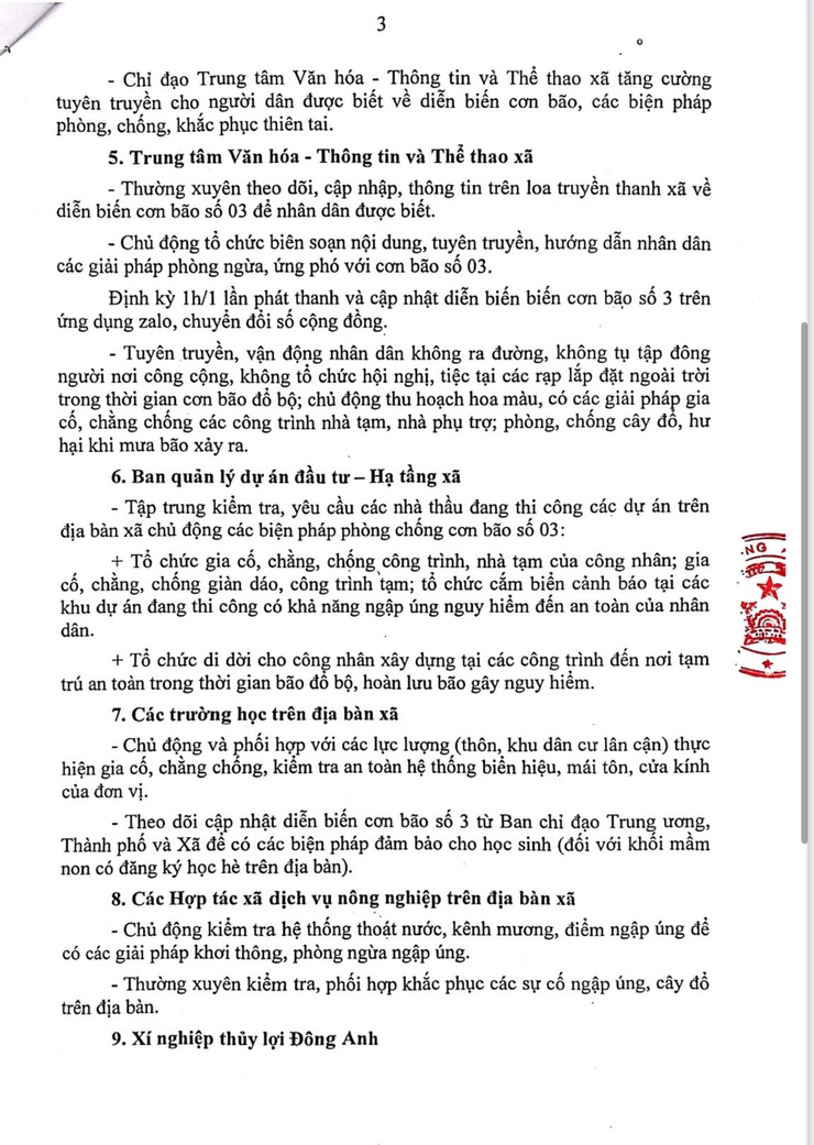 CÔNG ĐIỆN CHỦ ĐỘNG, TẬP TRUNG ỨNG PHÓ VỚI CƠN BÃO SỐ 03- Ảnh 3.