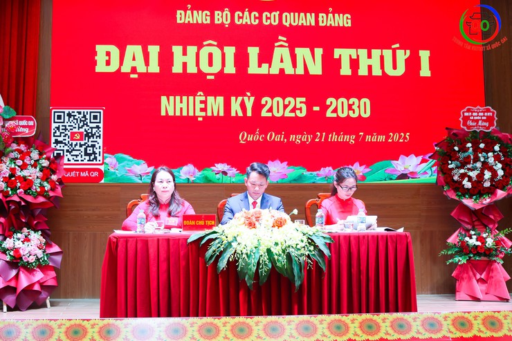 Đại hội Đảng bộ các cơ quan Đảng xã Quốc Oai lần thứ I, nhiệm kỳ 2025 - 2030- Ảnh 4.
