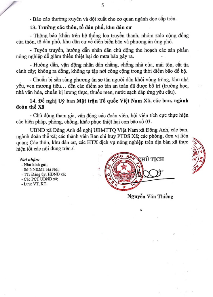 CÔNG ĐIỆN CHỦ ĐỘNG, TẬP TRUNG ỨNG PHÓ VỚI CƠN BÃO SỐ 03- Ảnh 5.