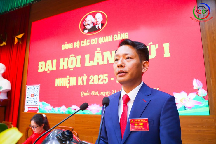 Đại hội Đảng bộ các cơ quan Đảng xã Quốc Oai lần thứ I, nhiệm kỳ 2025 - 2030- Ảnh 5.