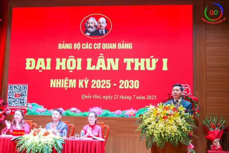 Đại hội Đảng bộ các cơ quan Đảng xã Quốc Oai lần thứ I, nhiệm kỳ 2025 - 2030- Ảnh 6.