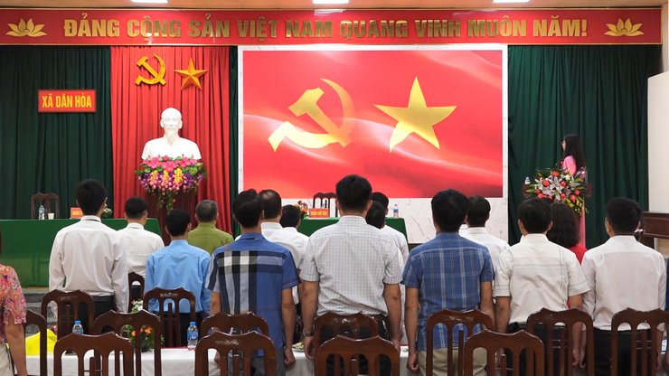 ĐẠI HỘI CHI BỘ CƠ QUAN ỦY BAN MTTQ VIỆT NAM XÃ DÂN HÒA LẦN THỨ I, NHIỆM KỲ 2025–2030- Ảnh 3.