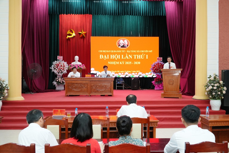 Đại hội 5 chi bộ trực thuộc Đảng uỷ UBND xã Chuyên Mỹ thành công tốt đẹp- Ảnh 9.