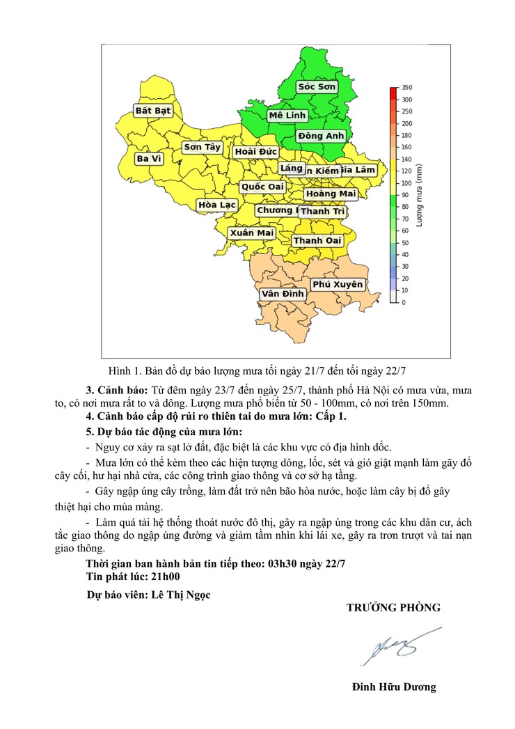 TIN DỰ BÁO MƯA LỚN THÀNH PHỐ HÀ NỘI - Ảnh 2.