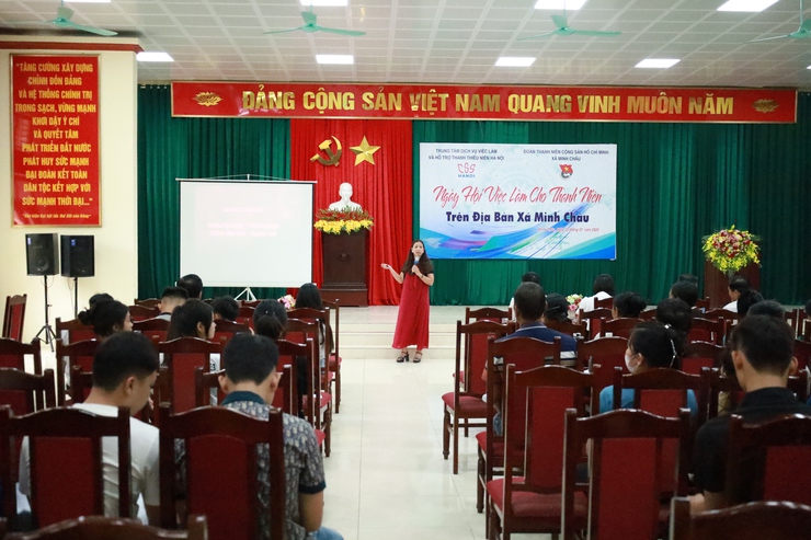 Hơn 100 đoàn viên thanh niên xã đảo Minh Châu được tư vấn, hướng nghiệp- Ảnh 4.