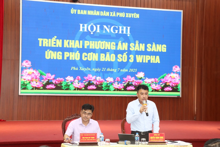 Hội nghị triển khai phướng án sẵn sàng ứng phó với cơn bão số 3 WIPHA- Ảnh 4.