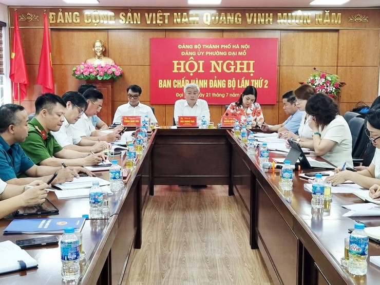 Hội nghị Ban Chấp hành Đảng bộ phường Đại Mỗ lần thứ II- Ảnh 2.