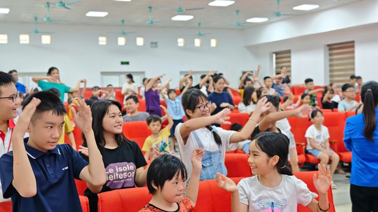 Sôi động các hoạt động “Sân chơi cuối tuần” cho thiếu nhi phường Xuân Phương năm 2025- Ảnh 4.