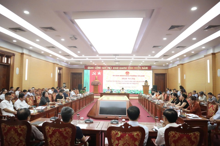 Hội nghị gặp mặt các Tổ trưởng Tổ dân phố trên địa bàn phường Từ Liêm và triển khai một số nội dung- Ảnh 1.