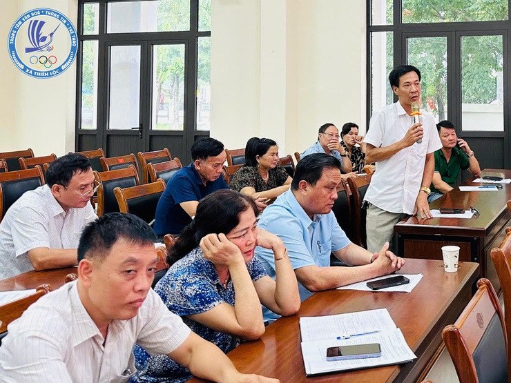 Xã Thiên Lộc tổ chức hội nghị triển khai công tác phòng, chống và khắc phục ảnh hưởng của cơn bão số 03 - Wipha- Ảnh 12.