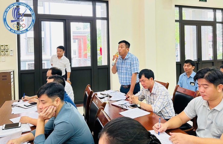 Xã Thiên Lộc tổ chức hội nghị triển khai công tác phòng, chống và khắc phục ảnh hưởng của cơn bão số 03 - Wipha- Ảnh 13.